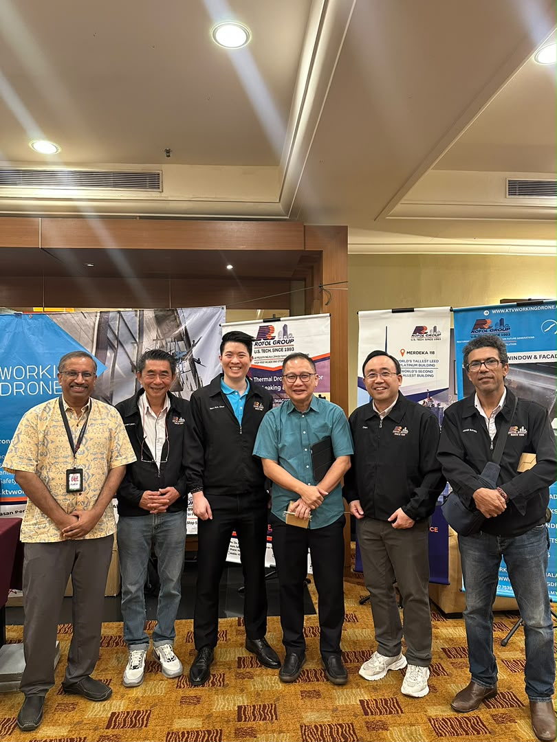 Rotol Group and KTV Working Drone Malaysia representatives at the Knight Frank Malaysia ‘What’s Up!’ event